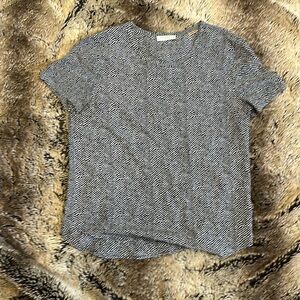 Equipment Short Sleeve Silk Top